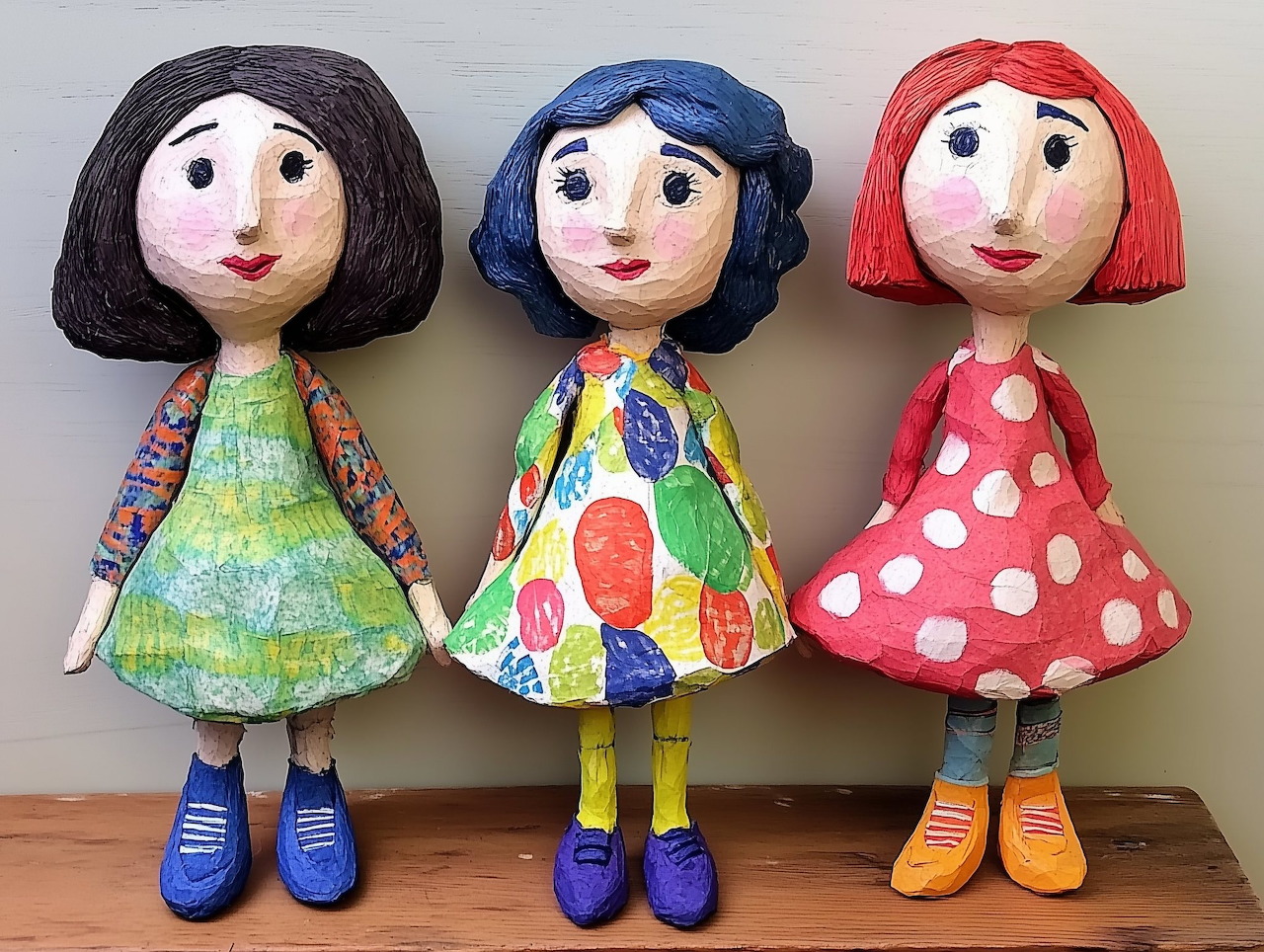 Ghép hình Bạn học - giấy bồi