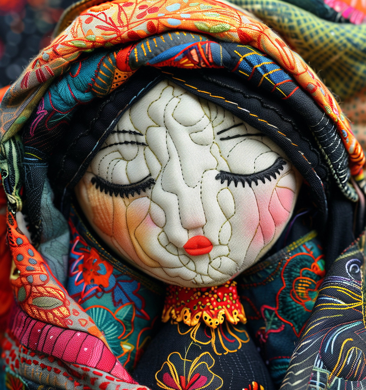 Ghép hình Búp bê Đông Âu - vải