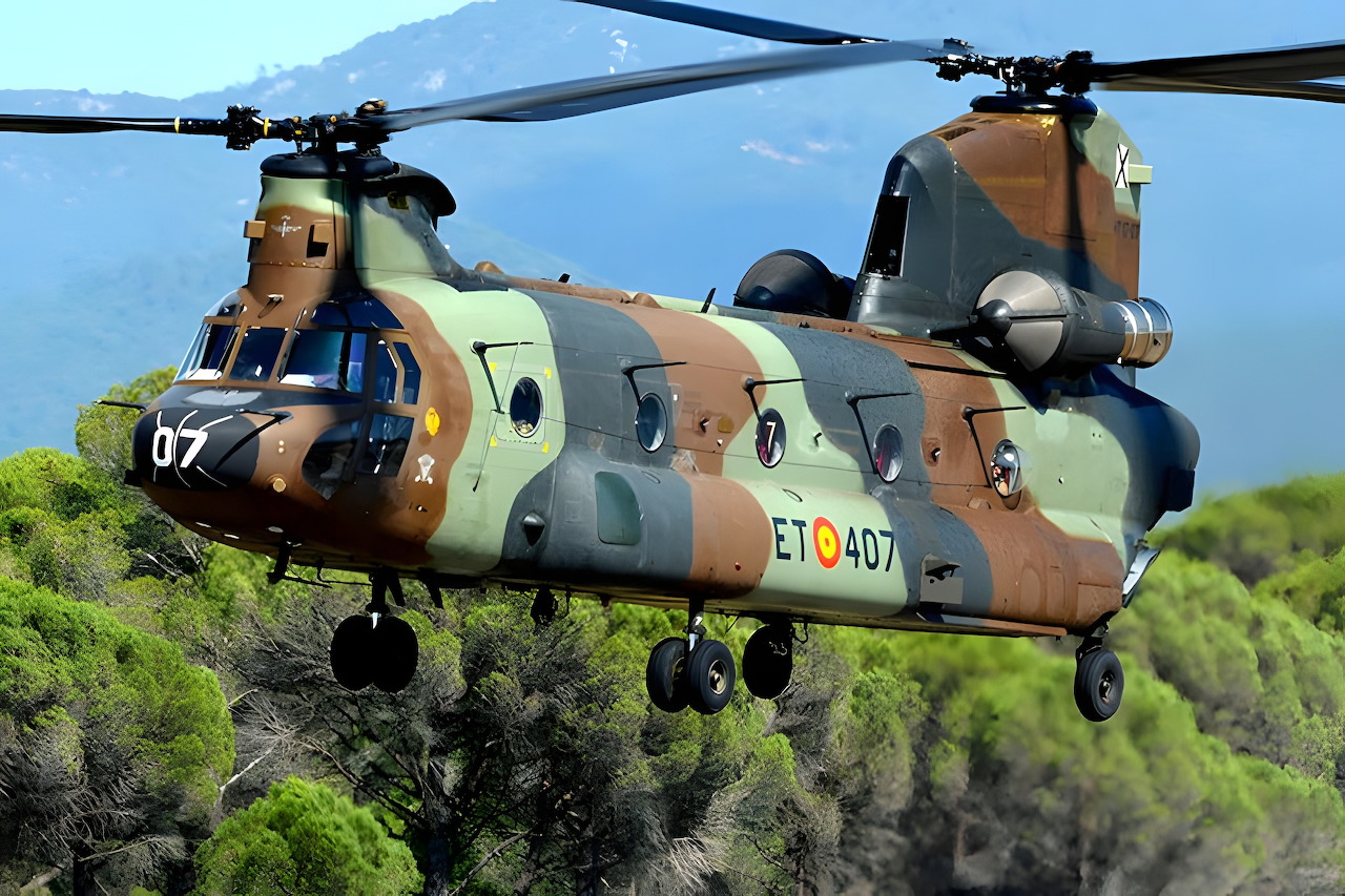 Ghép hình máy bay Chinook CH47 8