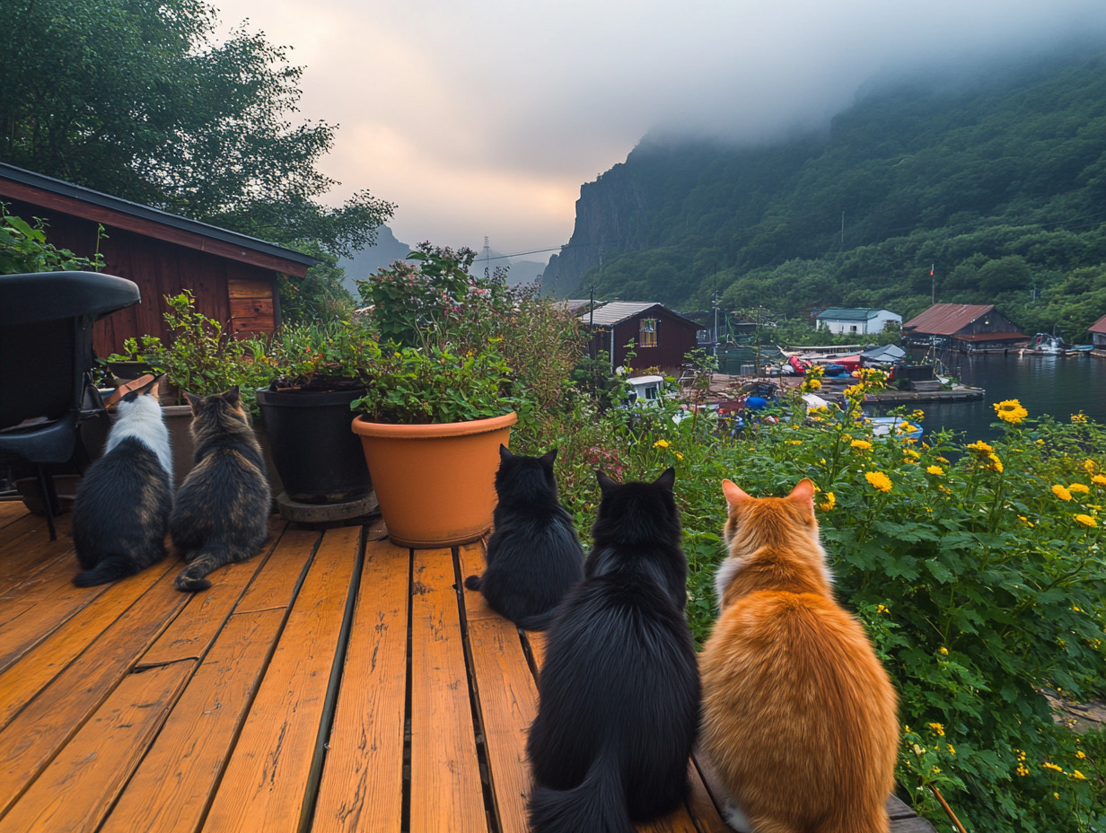 Đang đợi khách bên bến cảng