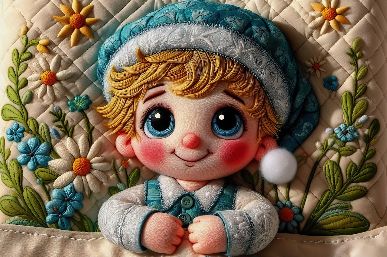 Fabric folk Jigsaw Puzzle