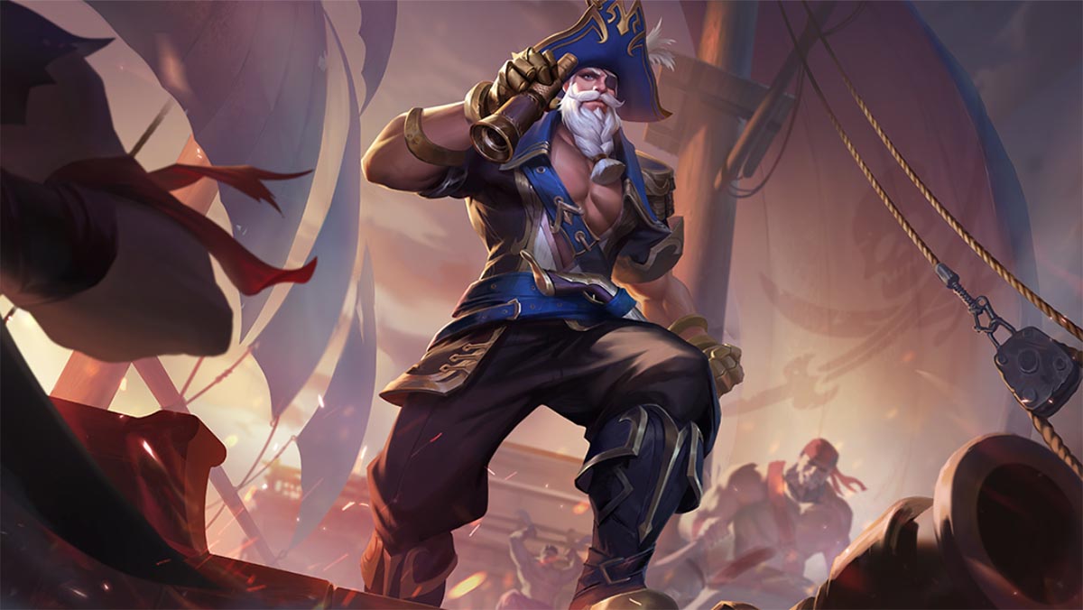 Ghép hình tướng Gildur Thuyền trưởng râu bạc Liên Quân