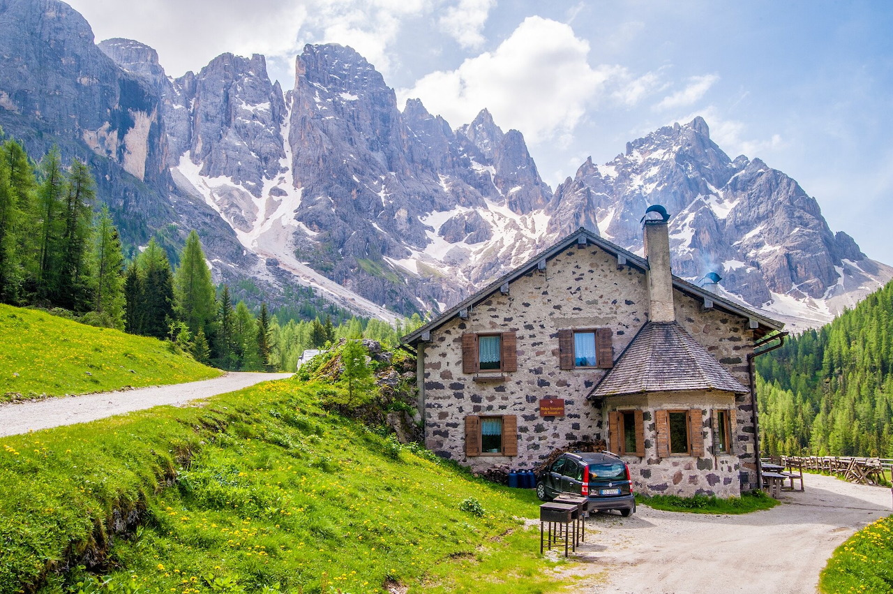 Malga Venegia-Val di Fiemme-Trentino-Ý