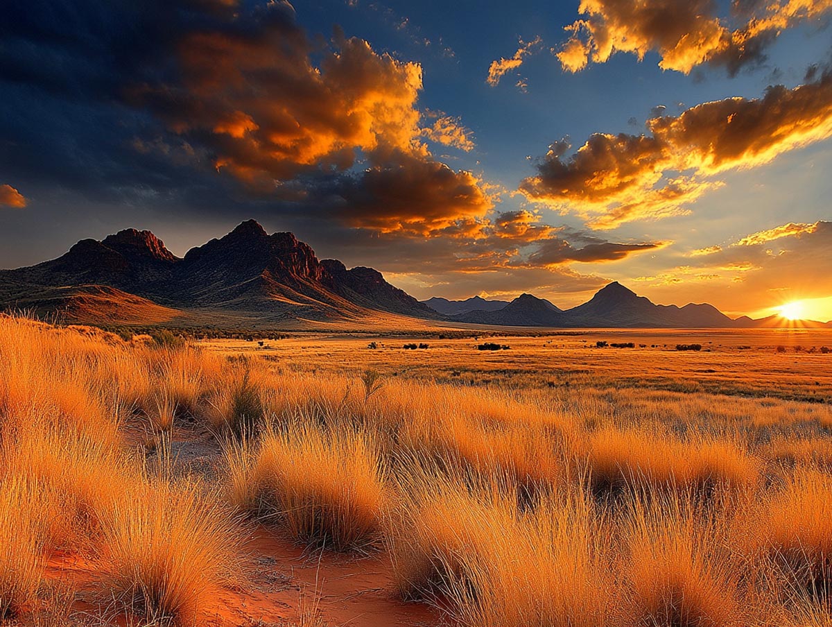 Ghép hình ngọn lửa của hoàng hôn