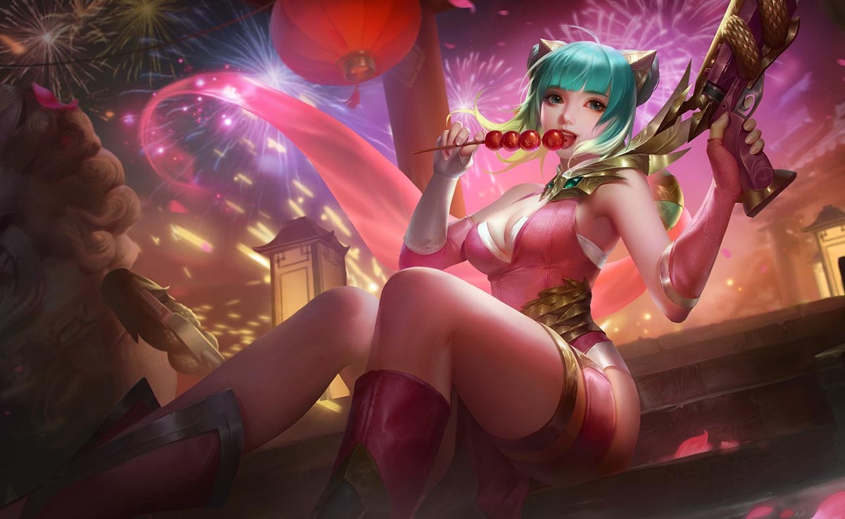 Ghép hình Violet Pháo hoa Neon Tuyệt sắc