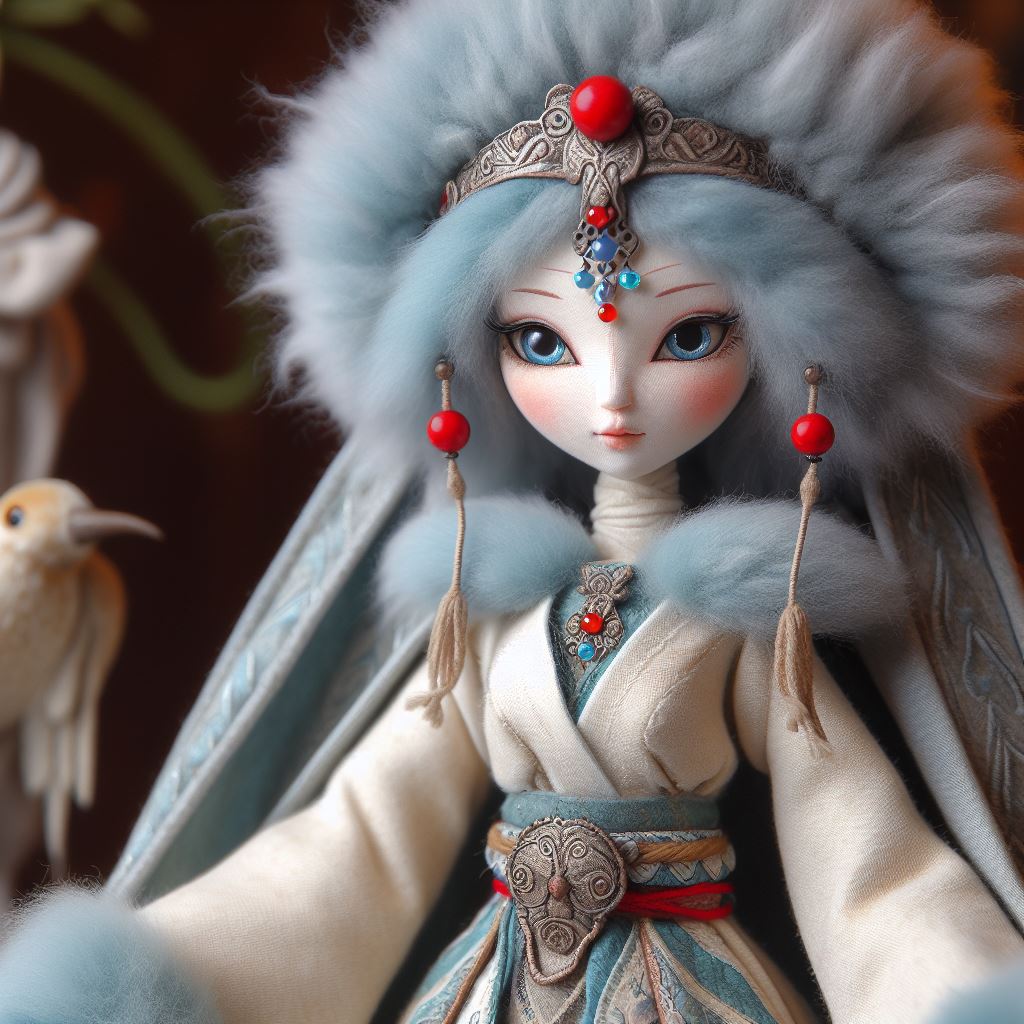 Ghép hình búp bê trong trang phục pháp sư