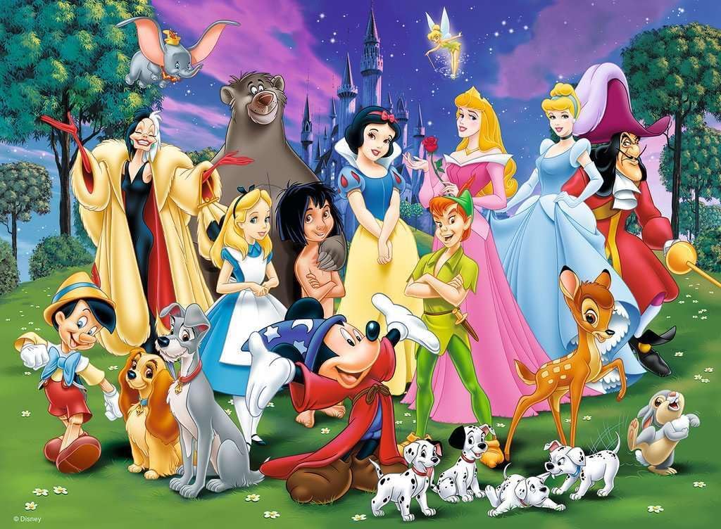 Ghép hình hoạt hình Disney
