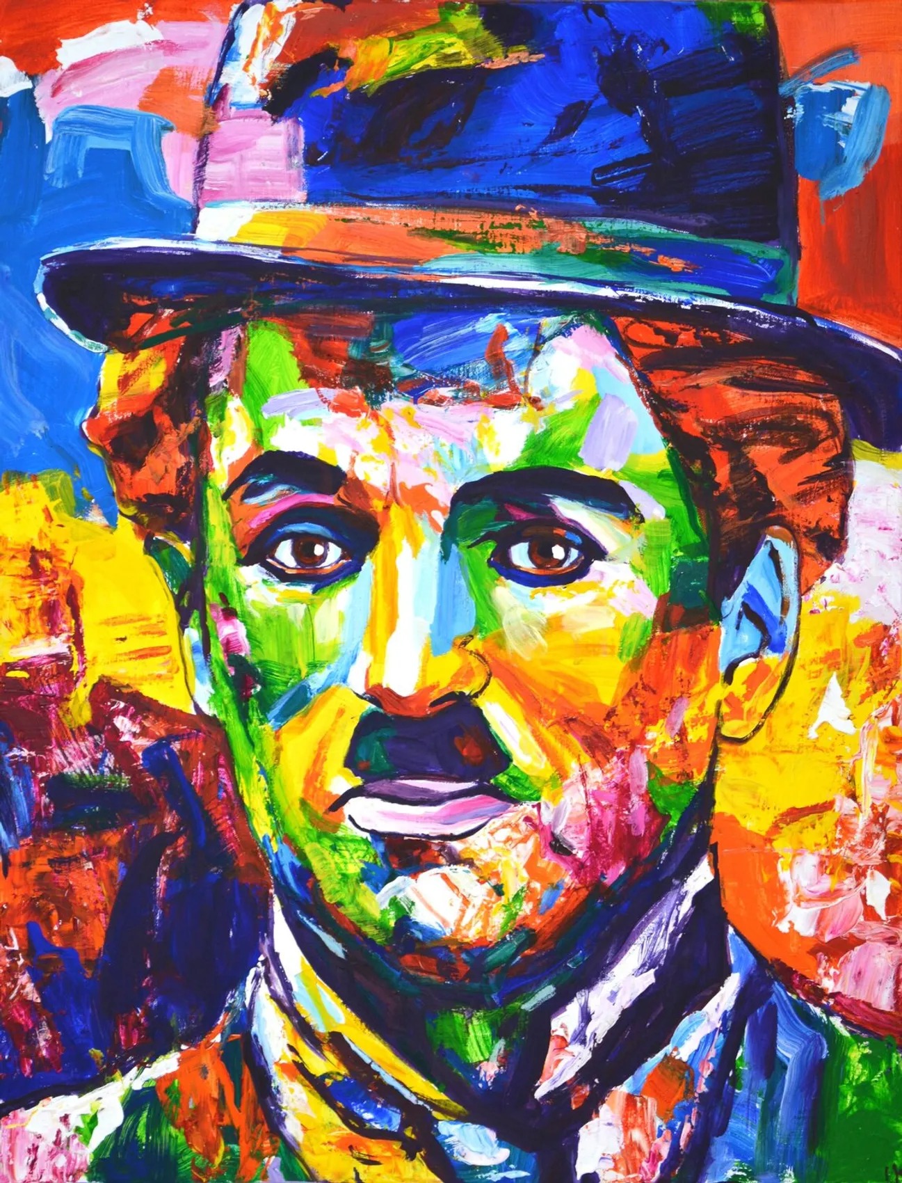 Charlie Chaplin by Iryna Kastsova