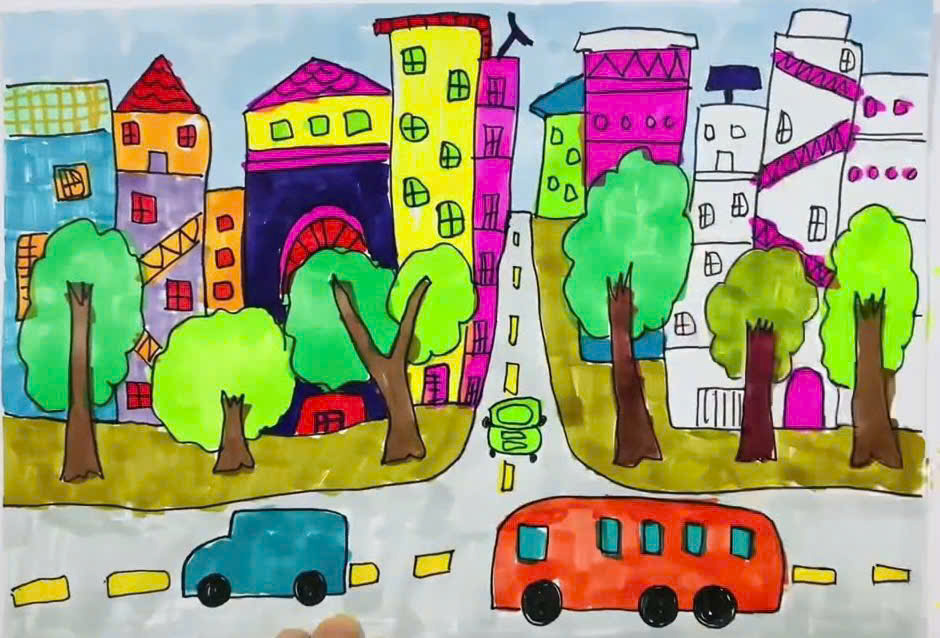 Em hãy sử dụng các mảnh ghép kỹ thuật số về các kiểu nhà được đưa lên màn hình kéo thả để hoàn thành bức tranh nhanh nhất.